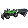 Plasto Quadbike with trailer green 52 cm