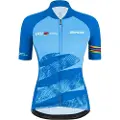 Santini Uci World Tour Eco Kort Ermet Trøye