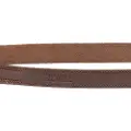 Trixie Rustic fedtg.læder justerbar line, M–L: 2.00 m/20 mm, mørkeb