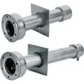AstralPool Rustfritt Stål 00345 Veggrør Med 1 1/2´´ Innvendig Gjenger I Begge Ender For Innløp 16331 Potensialutjevningsuttak 340mm