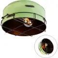 QAZQA Industriell taklampe grønn 35 cm - Barril