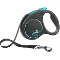 Flexi Black Design M leash 5 m 25 kg black