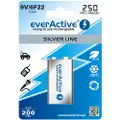 EverActive EVHRL22-250, Oppladbart batteri, 9V, Nikkelmetallhydrid (NiMH), 9 V, 1 stykker, 250 mAh