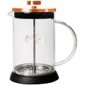 Berlinger Haus BH/1494, Fransk Presse, 0,6 l, Kobber, Glass, Silikon, Rustfritt stål, 1 stykker