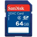 SanDisk - Flashminnekort - 64 GB - Class 4 - SDXC