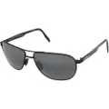 Maui jim Castles Black Matte/Grey Solbriller