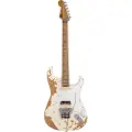 Charvel Henrik Danhage Ltd Ed Signature Pro-Mod So-Cal White Relic