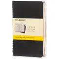 Moleskine Cahier, monokromatisk, svart, 64 ark, 70 g/m², kvadratisk papir, universal