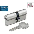 Basi VB5200-0025, Europrofilsylinder, Kromfarge, 3 stykker, 388 g, 1,5 cm