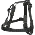 Trixie Lead n Walk træningssele, L–XL: 65–105 cm/25 mm, sort