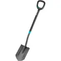 Gardena 17012-20, Spade for dreneringsarbeid, Stål, Sort, D-formet, Monokromatisk