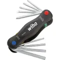 Wiha Kærv, Krydskærv Phillips, Unbrako, Indvendig-TORX Vinkelskruetrækker-sæt 1.5 mm, 2 mm, 2.5 mm, 3 mm, 4 mm, 5 mm, 6 mm, 8 mm, 10 mm PH 2, T 10, T 15, T 20