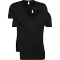 G-Star Base Ribbed Premium 1 By 1 Kort Ermet V-hals T-skjorte 2 Enheter