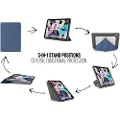 Pipetto Origami No2 Shield nettbrettetui - Beskyttende deksel for iPad Air 10,9 2020 (marine)