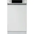 Gorenje GI520E15X, Fullstendig innebygget, Slimline (45 cm), Standard (80-85 cm), Sort, Sølv, Knapper, Kaldt - Selges uten frontplate