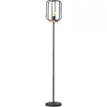 Brilliant Tosh 93145/66 Standerlampe E27 Træ (mørk), Sort