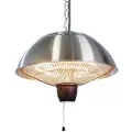 NSH Nordic HORTUS Terrassevarmer hængemodel 600/1500 W, HA, Ø42 cm, sølv (211-305)