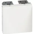 Legrand Mosaic kabelafgang 2M hvid