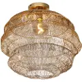 QAZQA Oriental taklampe gull 45 cm - Vadi