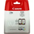 Canon PG-545 / CL-546 Multipack - 2-pack - 8 ml - svart, farge (cyan, magenta, gul) - original - blekkpatron - for PIXMA TR4551, TR4650, TR4651, TS3350, TS3351, TS3352, TS3355, TS3450, TS3451, TS3452