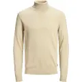 Jack & Jones Emil Knit Roll Neck Detail Melange Genser