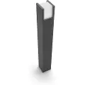 Philips myGarden Arbour - Pidestallampe - LED - 6 W (ekvivalent 47 W) - varmt hvitt lys - kube - antrasitt
