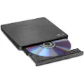Fujitsu Hitachi-LG Data Storage GP60NB60 - Platestasjon - DVD-skriver - SuperSpeed USB 3.1 Gen 1 - ekstern - svart - for CELSIUS H7510 LIFEBOOK U7310, U7410, U7510, U9310 PRIMERGY RX2530 M6, RX2540 M6