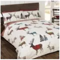MCU Hjort Jule Sengetøj til dobbeltdyne 200x200cm