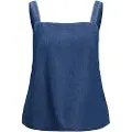 Jack & Jones Kendra Chambray Sn Jjxx Ermeløs T-skjorte
