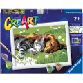 Ravensburger CreArt - Sleeping Cats and Dogs