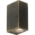 QAZQA Moderne vegglampe antikk gull 2-lys IP44 - Baleno