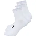 Asics for man. 155205 Pack of 3 white Quarter Socks (39-42), Casual, Sport, Cotton, Outdoor, Running