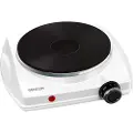 Sencor SCP 1503WH, Hvit, Benkeplate, 24 cm, Innebygde kokeplater, Støpejern, 1 zone(s)