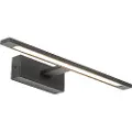 QAZQA Moderne vegglampe sort 41,5 cm inkl. LED IP44 - Jerre