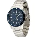 Hugo Boss for man. 1513916 Ace Analogue Clock blue (OSFA), Casual, Bracelet, Stainless steel