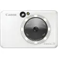 Canon Zoemini S2 - Digitalkamera - kompakt med øyeblikkelig bildeskriver - 8.0 MP - Bluetooth, NFC - perlehvit