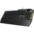 Asus TUF Gaming K1 - Nordic Layout - Gamingtastatur - Nordisk - Svart