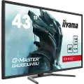 Iiyama G-MASTER Red Eagle G4380UHSU-B1 - LED-skjerm - 43 (42.5 synlig) - 3840 x 2160 4K UHD (2160p) @ 144 Hz - VA - 550 cd/m² - 4000:1 - 0.4 ms - 2xHDMI, 2xDisplayPort - høyttalere - matt svart