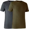 Deerhunter Basic 2-pack T-Shirt Adventure Green melange 2XL