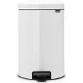Brabantia newIcon - Søppelbøtte - flipp-lokk - 20 L - fotpedal - hvit