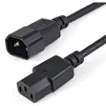 StarTech.com Standard Computer Power Cord Extension C14 to C13 - power extension cable - 1 m