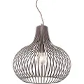 QAZQA Moderne pendellampe brun 48 cm - Saffira
