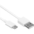 Mtp Products USB-C 3.1 til USB-A 2.0 hannkabel - 2 m - Hvit