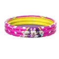 Bestway 91079, Oppblåsbart basseng, 140 l, Rund, 2 år, Minnie Mouse, Rosa, Gult