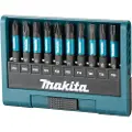 Makita Impact Black - Spissett for støtskrutrekker - 10 deler - torx, phillips, pozidriv - heksagonal - lengde: 50 mm
