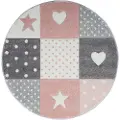 KMCarpets KM HomeBarneteppe AtlasRosaBarnetepperFra Homeroom