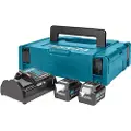 Makita 197641-2 2x Bl1041b + Dc10sb Lader Og Batteri