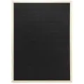 Securit bogstavtavle til væg teakramme 60x80 cm