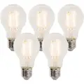 LUEDD Sett med 5 E27 dimmbare LED-pærer A60 5W 470lm 2700K