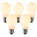 LUEDD Sett med 5 dimmbare E27 LED-pærer opalglass 4W 320lm 2200K